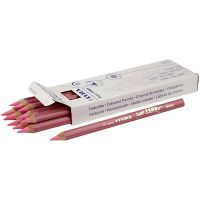 Super Ferby 1 colouring pencils, L: 18 cm, lead 6,25 mm, light red, 12 pc/ 1 pack