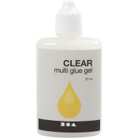 Clear Multi Glue Gel, 27 ml/ 1 bottle