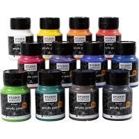 Creall Studio acrylic paint, assorted colours, 12x500 ml/ 1 pack