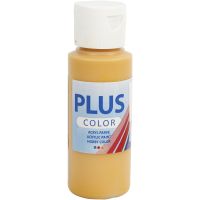 Plus Color Craft Paint, yellow ochre, 60 ml/ 1 bottle