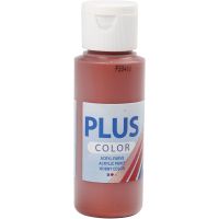 Plus Color Craft Paint, red copper, 60 ml/ 1 bottle