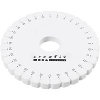 Kumihimo braiding disc, D 12 cm, 1 pc