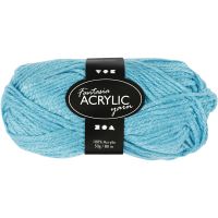 Fantasia Acrylic Yarn, L: 80 m, turquoise, 50 g/ 1 ball