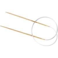 Circular Bamboo Knitting Needle, no. 2, L: 40 cm, 1 pc