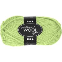 Melbourne Yarn, L: 92 m, neon green, 50 g/ 1 ball