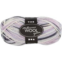 Melbourne Yarn, L: 92 m, pastel lilac, 50 g/ 1 ball