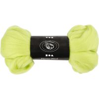 Wool, thickness 21 my, lime green, 100 g/ 1 pack