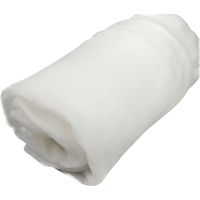 Polyester Wadding, W: 160 cm, thickness 0,6 cm, 60 g, 10 m/ 1 roll