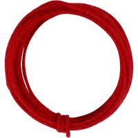 Jute wire, thickness 2-4 mm, red, 3 m/ 1 pack