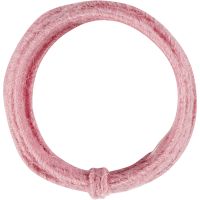 Jute wire, thickness 2-4 mm, pink, 3 m/ 1 pack