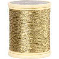 DMC Metallic Thread, thickness 0,36 mm, gold, 40 m/ 1 roll