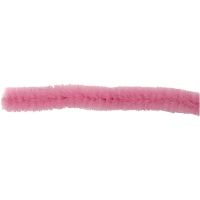 Pipe Cleaners, L: 30 cm, thickness 6 mm, pink, 50 pc/ 1 pack