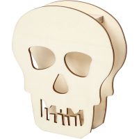 Skull, H: 13,5 cm, depth 3 cm, W: 11,5 cm, 1 pc