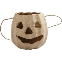 Pumpkin head basket, H: 8,5 cm, D 9 cm, 1 pc