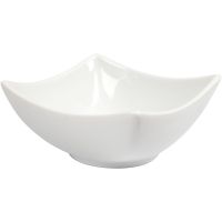 Bowl, H: 4,5 cm, D 10 cm, white, 2 pc/ 1 pack