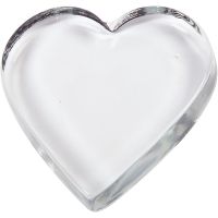 Heart, size 9x9 cm, thickness 15 mm, 1 pc