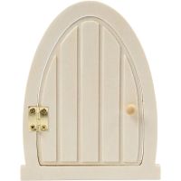 Door with hinges, H: 13 cm, W: 10 cm, 1 pc