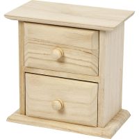 Chest of Drawers, size 13x7,5x13 cm, 1 pc