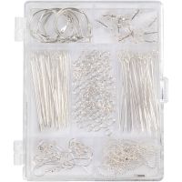 Jewellery Starter Kit, silver-plated, 1 set