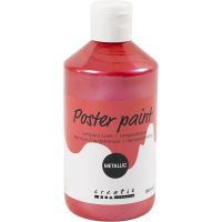 PRIMO metallic paint, red, 300 ml/ 1 pack