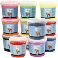 Foam Clay®, Content may vary , assorted colours, 12x560 g/ 1 pack