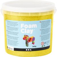 Foam Clay®, metallic, yellow, 560 g/ 1 bucket