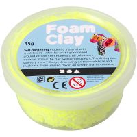 Foam Clay®, neon yellow, 35 g/ 1 tub