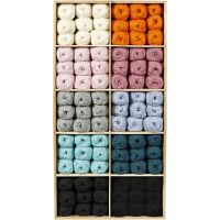 Baby Yarn, assorted colours, 120 ball/ 1 pack