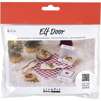 Mini Craft Kit Elf door, Pizza, 1 pack