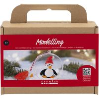 Mini Craft Kit Modelling, Penguin, 1 pack