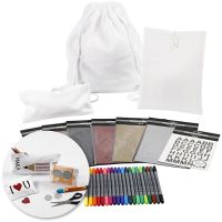 Creative kit – Decorating back to school textiles, 1 set
