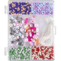 Craft Mix Jewellery, Candy Mix, pastel colours, 1 pack