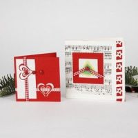 Christmas Cards with punched-out Decorations