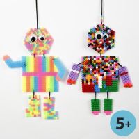 Bead Figures made on a Peg Board