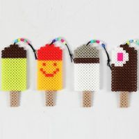 Ice Lollies made from Nabbi Beads