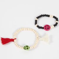 Bracelets with wooden Beads  and Decorations