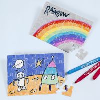 Jigsaw puzzles for Colouring in and Decorating