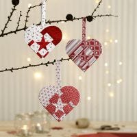 Woven Vivi Gade Design Paper Heart Baskets