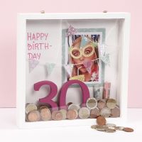 A Money Gift in a deep 3D double-sided wooden Frame