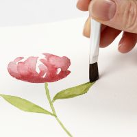  How to paint watercolours with smooth brush strokes