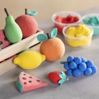 Silk Clay fruit and vegetables for the play kitchen