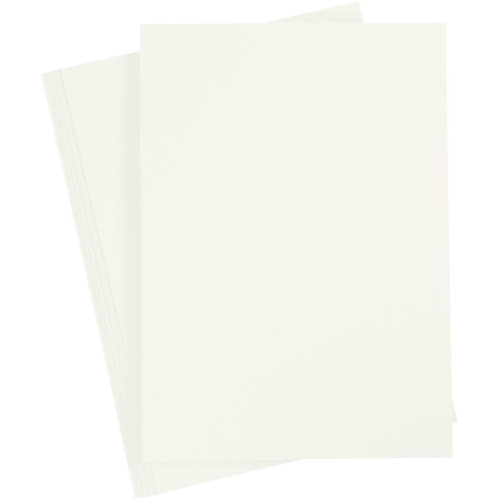 Card, A4, 210x297 mm, 180 g, off-white, 20 sheet/ 1 pack