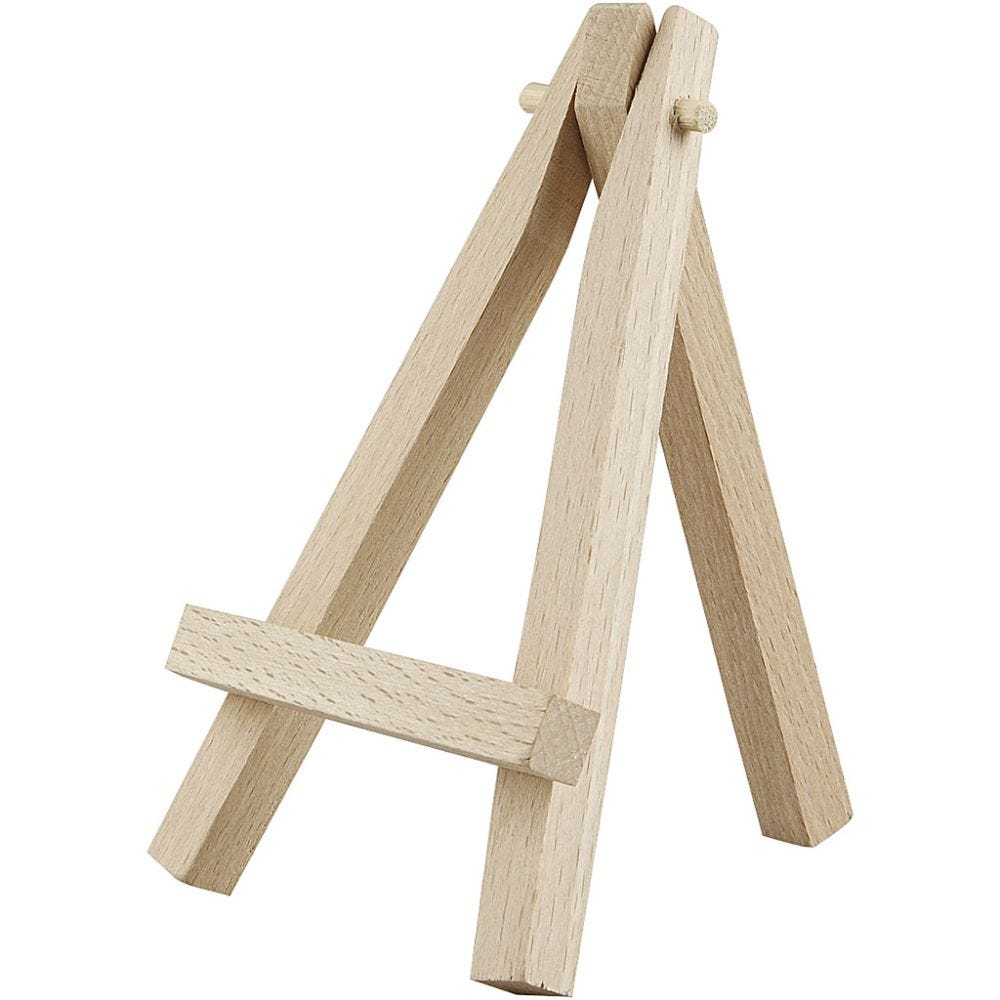 1PC Mini Wooden Tripod Easel Display Painting Stand Card Canvas