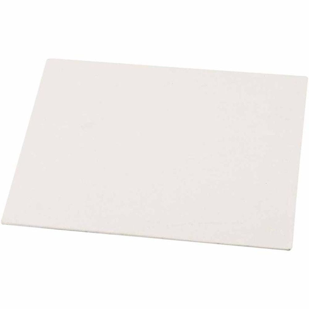Canvas Panel, A5, size 15x21 cm, thickness 3 mm, 280 g, white, 10 pc/ 1 pack