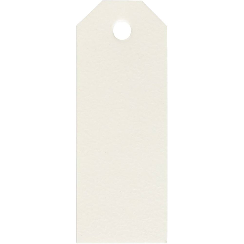 Manila tags, size 3x8 cm, 220 g, off-white, 20 pc/ 1 pack