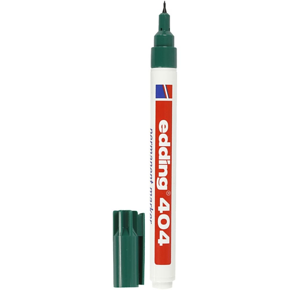 Edding 404 Marker, line 0,75 mm, green, 1 pc