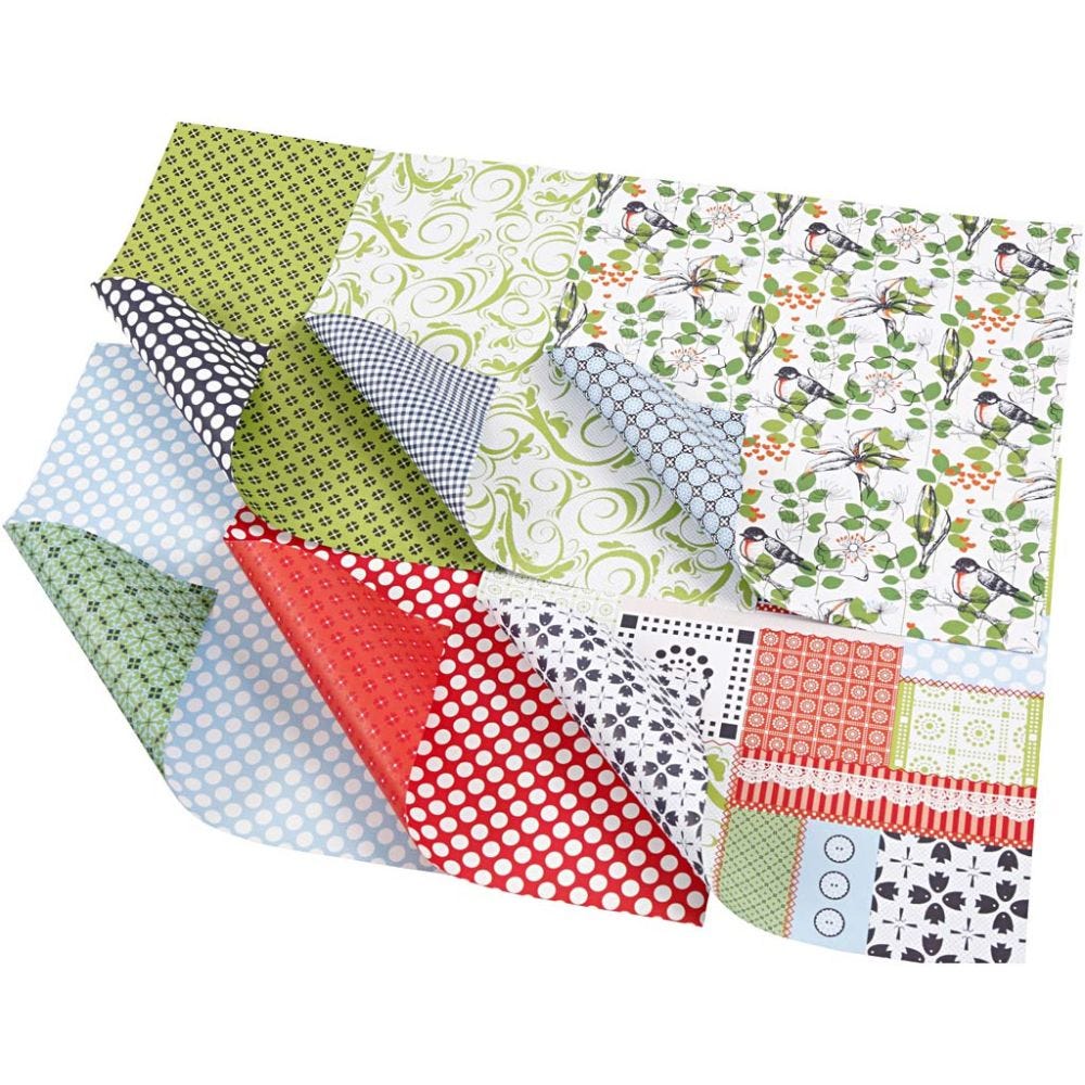 Design Paper, 30,5x30,5 cm, 120 g, 30 ass sheets/ 1 pack