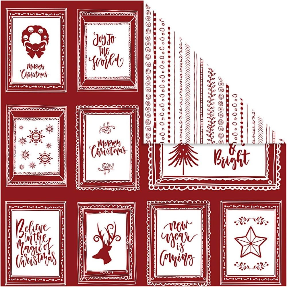 Design Paper, 30,5x30,5 , 180 g, 50 sheet/ 1 pack