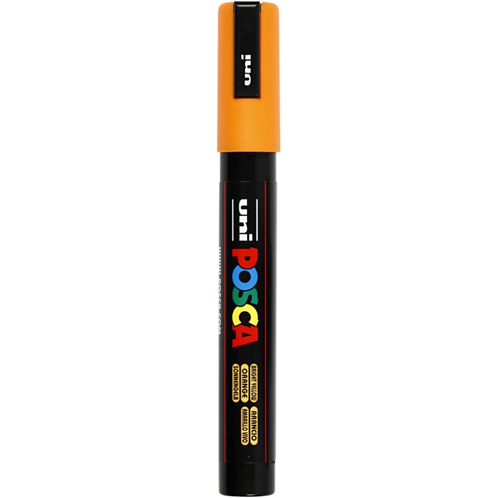 Posca Marker, no. PC-5M, line 2,5 mm, orange, 1 pc