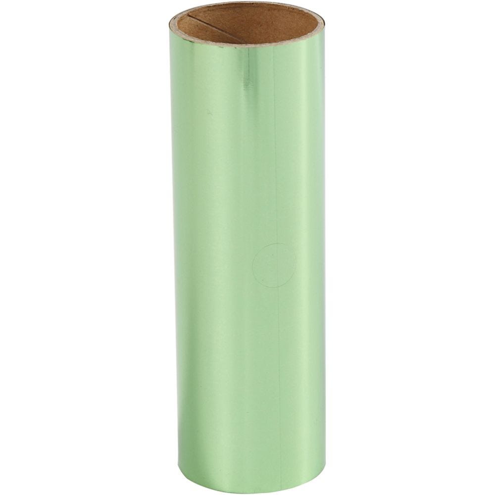Deco Foil, W: 15,5 cm, thickness 0,02 mm, green, 50 cm/ 1 roll